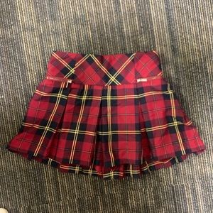 Plaid Mini Skirt